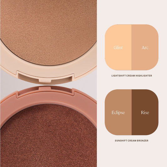 Sunshift Bronzer + Lightshift Highlighter - Sample